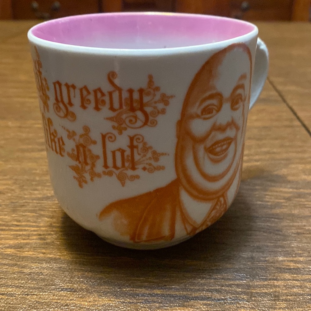 Vintage German Novelty Mug “I am not greedy but I like a lot”
